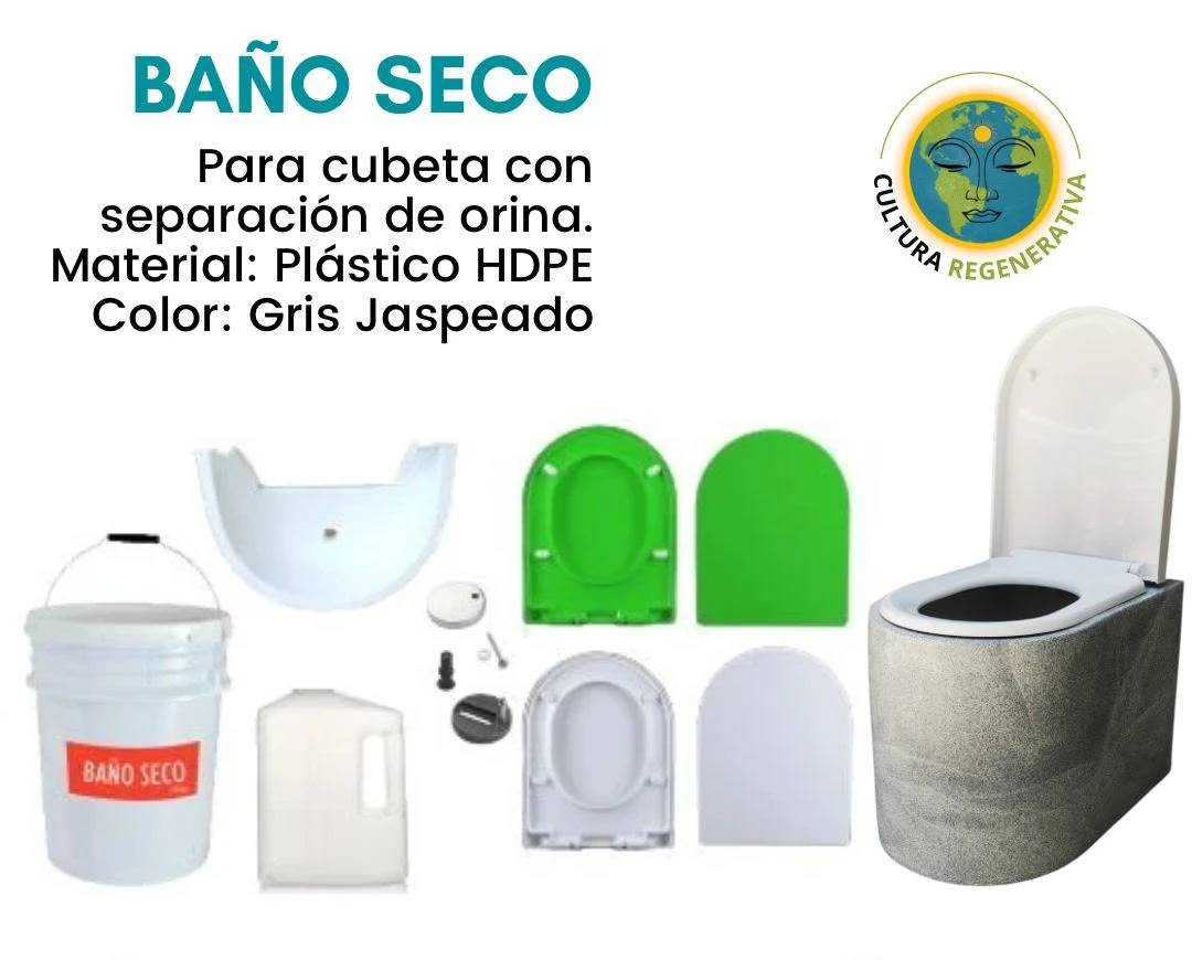 Baño seco para cubeta con separación de orina